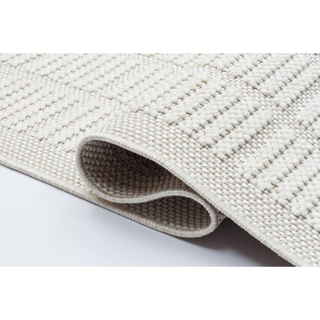 Yeni Bukle Kare - Cream 5