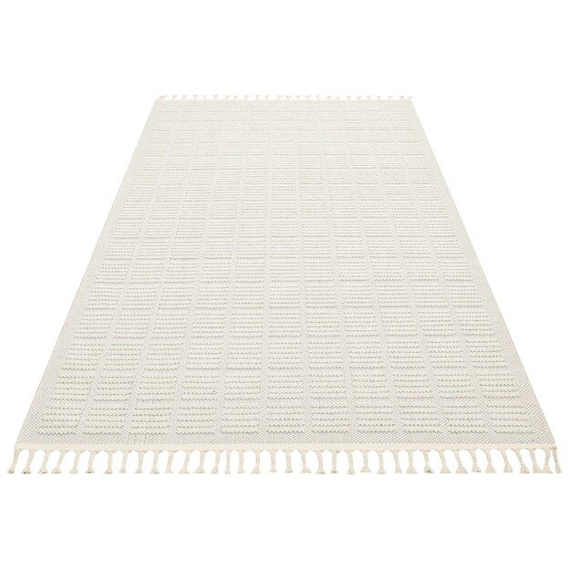 Yeni Bukle Kare - Cream