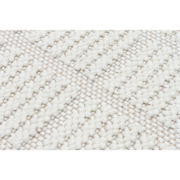 Yeni Bukle Kare - Cream 4