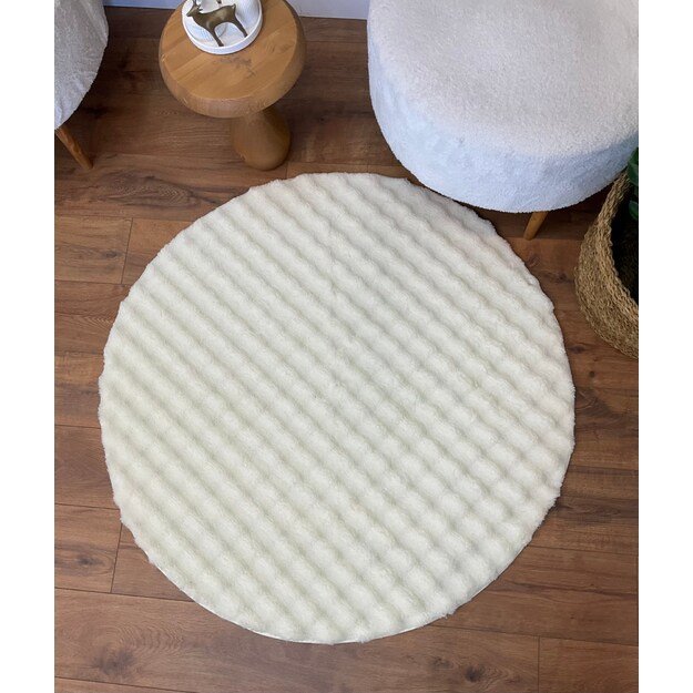 Puffy Bubble Yuvarlak - Cream 2