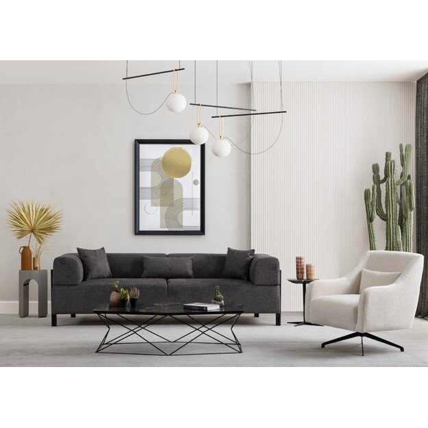 Gio 3 Seater - Anthracite 1