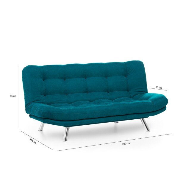 Misa Sofabed - Petrol Green 8
