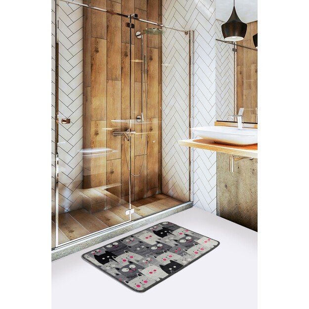 Meow - Grey (40 x 60)