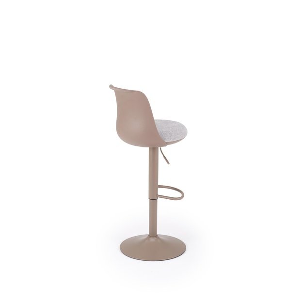 H127 bar stool, cappuccino / grey