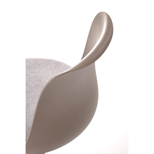 H127 bar stool, cappuccino / grey