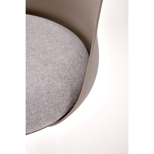 H127 bar stool, cappuccino / grey