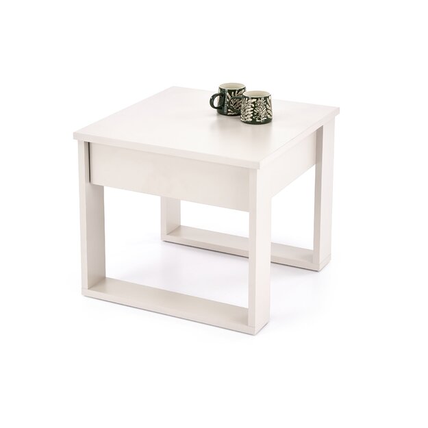 NEA SQUARE coffee table, cashmere