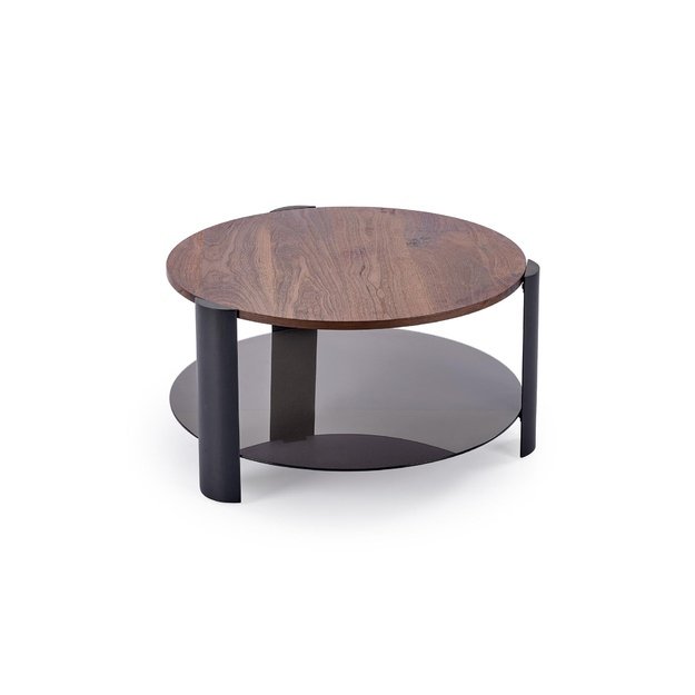 LIRA  c.table walnut / black