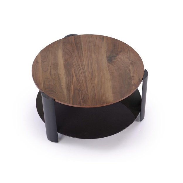 LIRA  c.table walnut / black