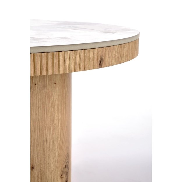 MAGNUM c.table white marble / natural