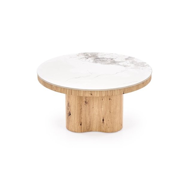 MAGNUM c.table white marble / natural
