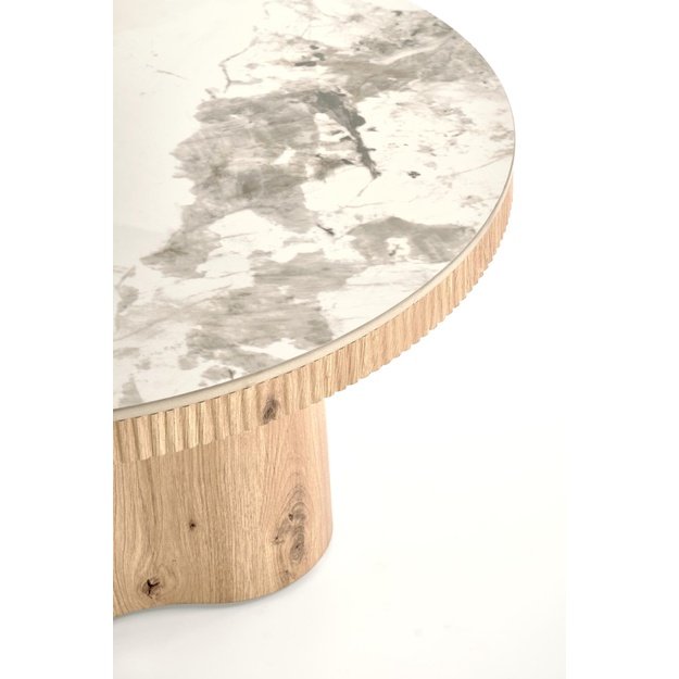 MAGNUM c.table white marble / natural