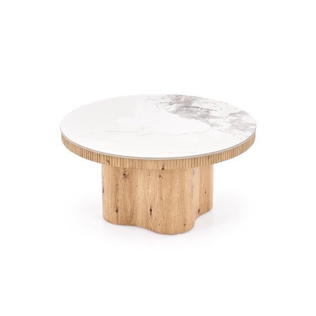 MAGNUM c.table white marble / natural