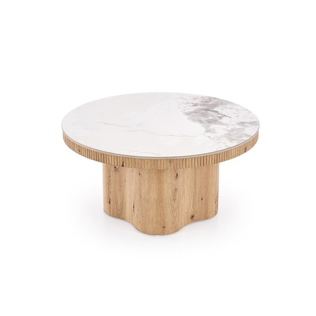 MAGNUM c.table white marble / natural