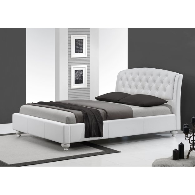 SOFIA bed color: white