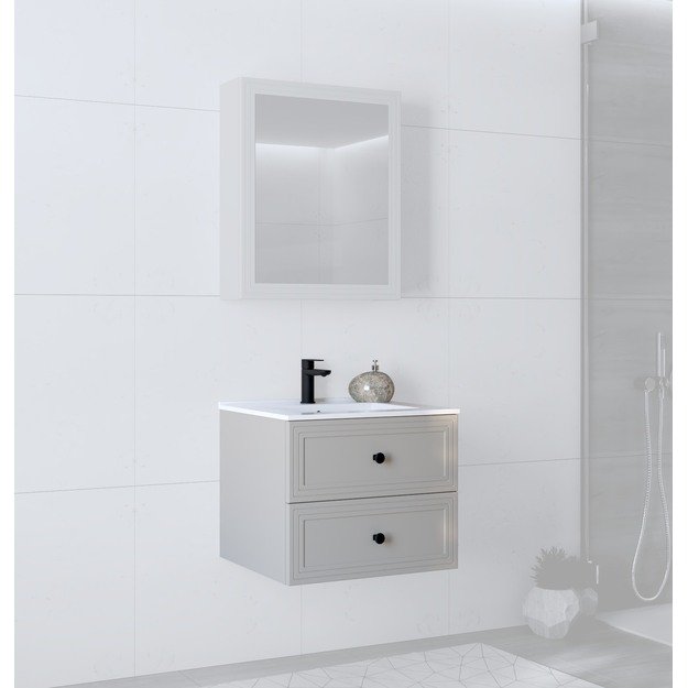 sink cabinet, TORETO SU-60, cashmere matt