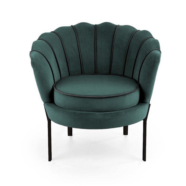 ANGELO leisure armchair dark green/ black 2