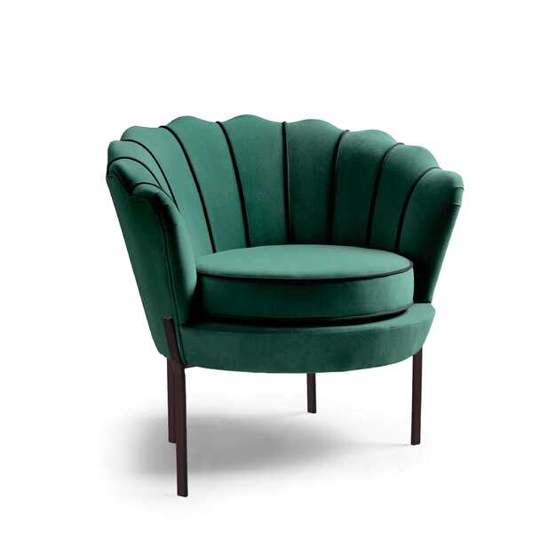 ANGELO leisure armchair dark green/ black 1