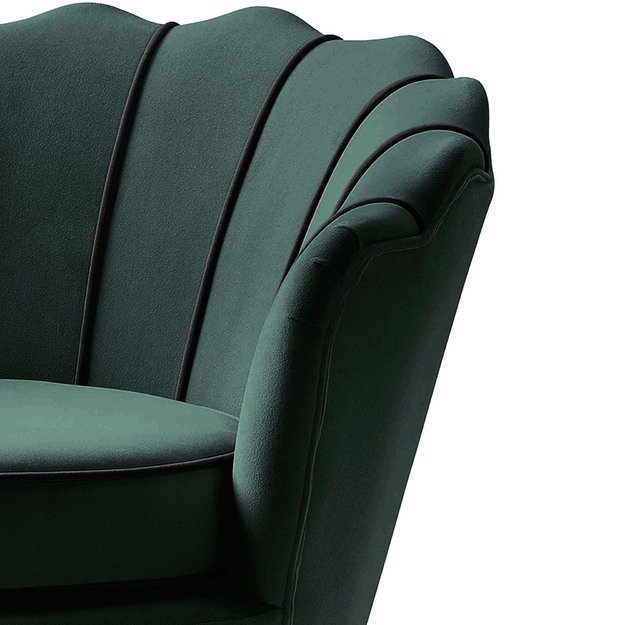 ANGELO leisure armchair dark green/ black 3