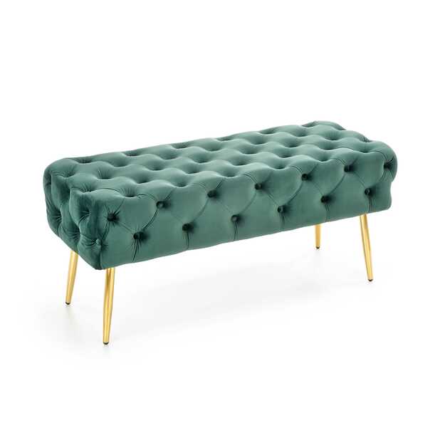ATHENA bench color: dark green / gold