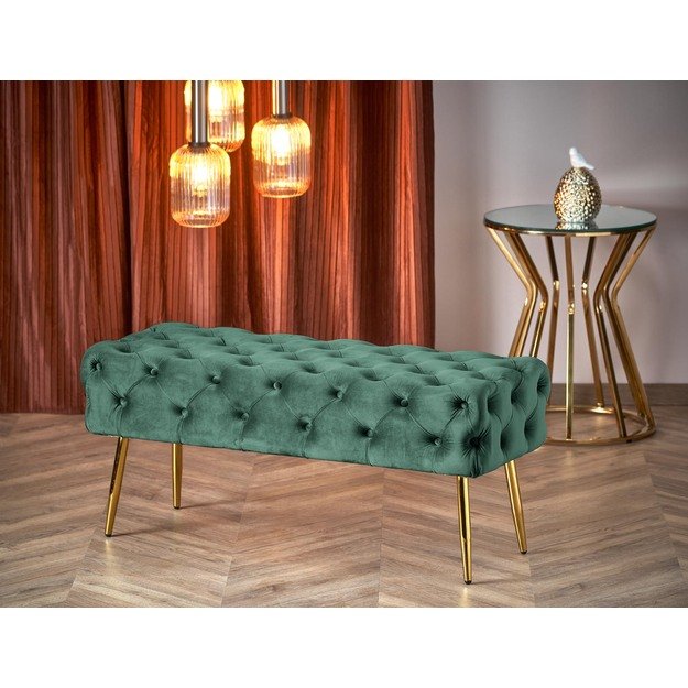ATHENA bench color: dark green / gold 1