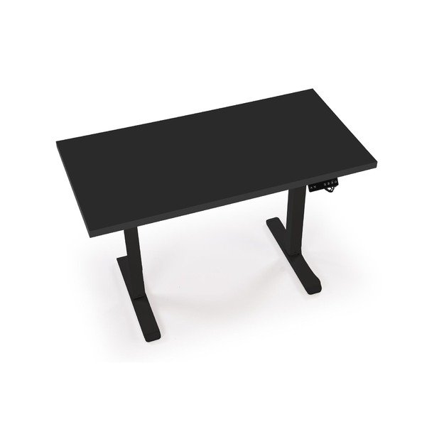 B/54 desk with adjustable height, top - black, frame - black 7