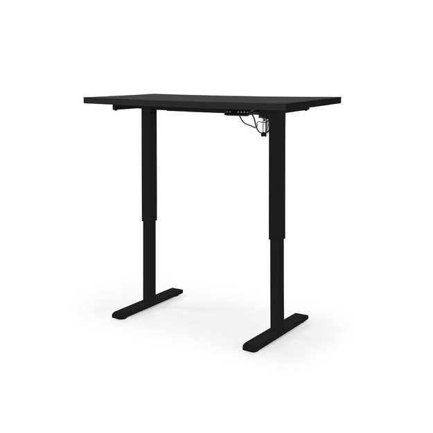 B/54 desk with adjustable height, top - black, frame - black 6