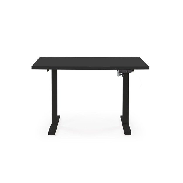 B/54 desk with adjustable height, top - black, frame - black 5