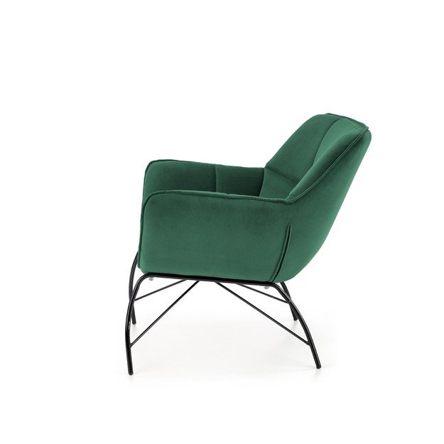 BELTON leisure chair color: dark green 8
