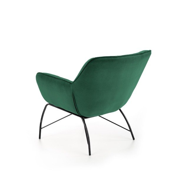 BELTON leisure chair color: dark green 9