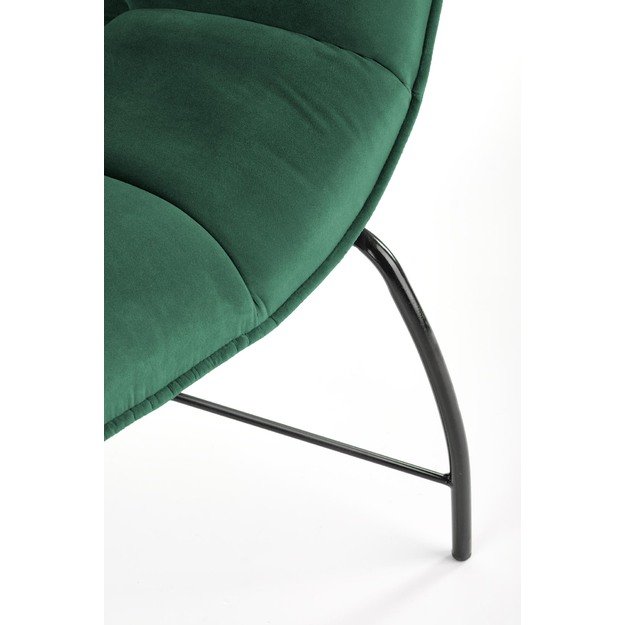 BELTON leisure chair color: dark green 3
