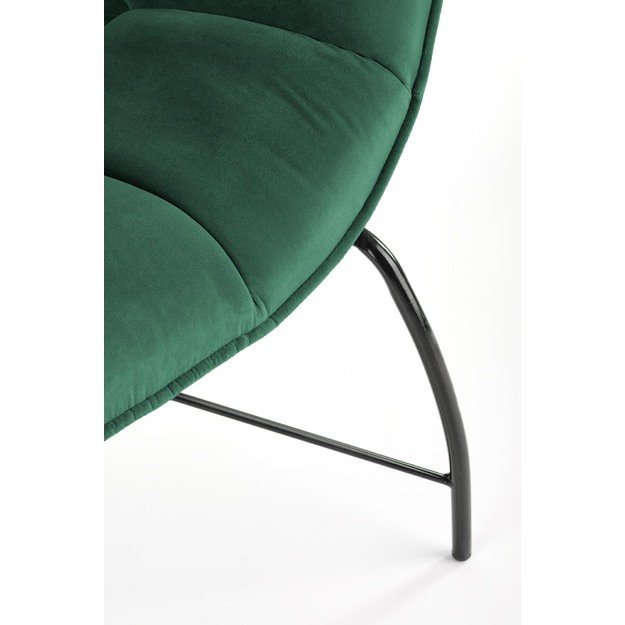 BELTON leisure chair color: dark green 10