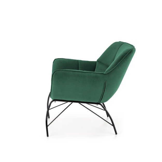 BELTON leisure chair color: dark green 1