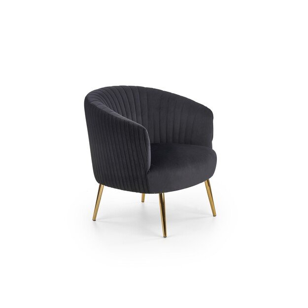 CRWON l. chair, color: black