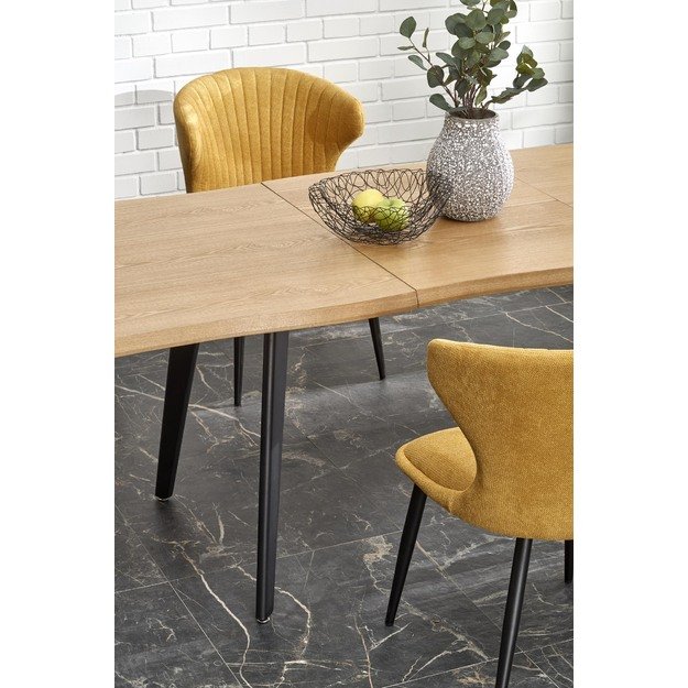 DICKSON 2 extension table 150-210, natural / black 14