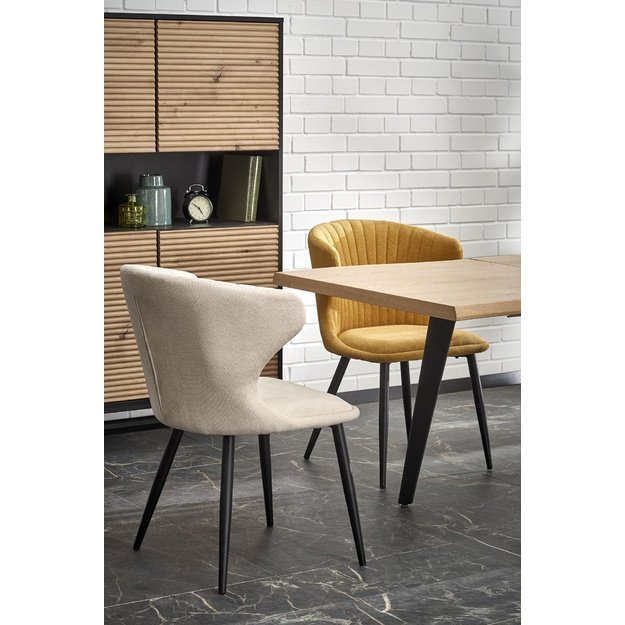 DICKSON 2 extension table 150-210, natural / black