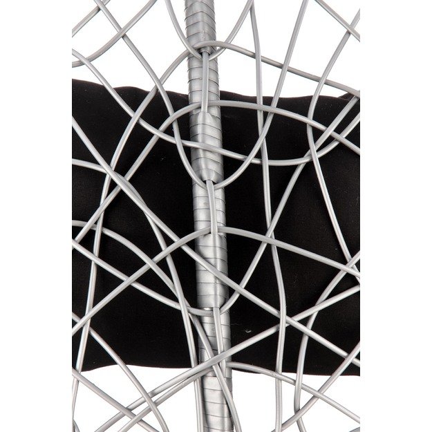 EGGY garden chair black / grey 12