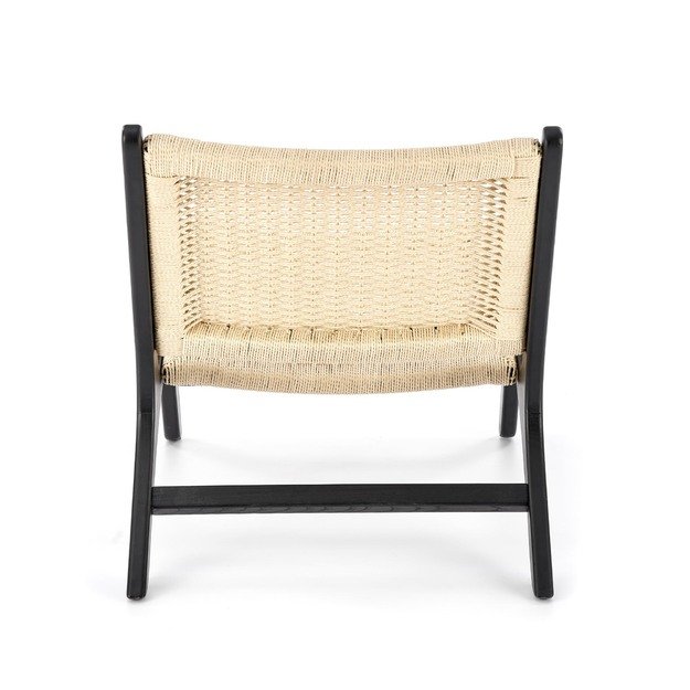 FODEN leisure chair, black / natural 3
