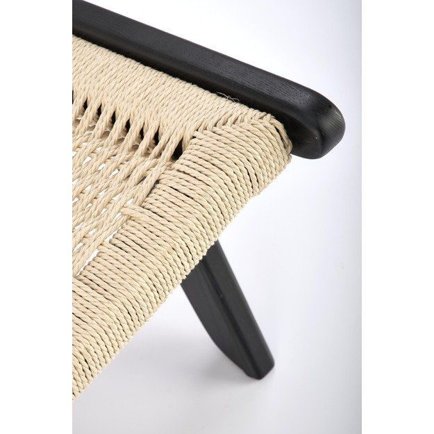 FODEN leisure chair, black / natural 20