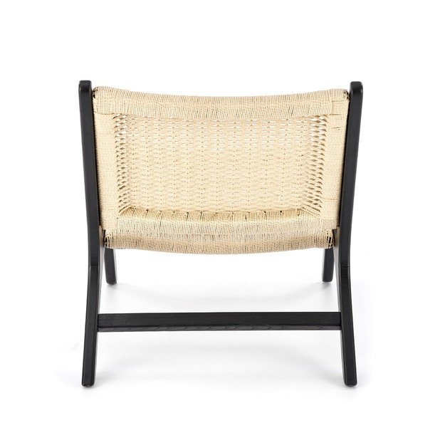 FODEN leisure chair, black / natural 15