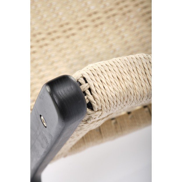 FODEN leisure chair, black / natural 21