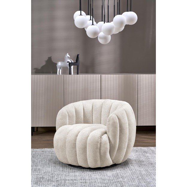 FRASER,  leisure chair, cream