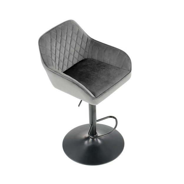 H103 bar stool grey 10