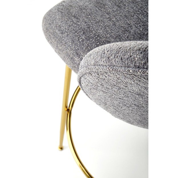H116 bar stool, grey / gold 9