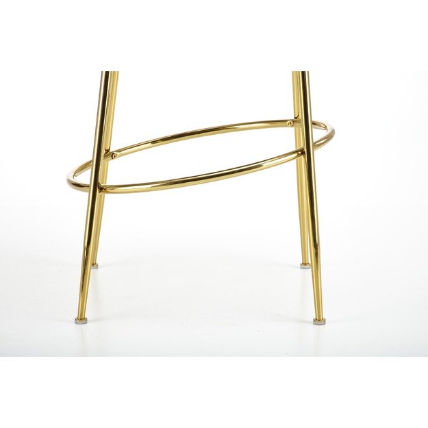 H116 bar stool, grey / gold 4