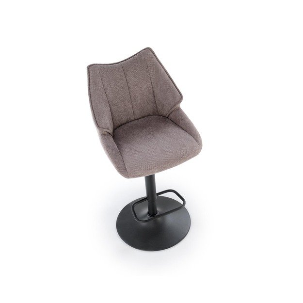 H122 bar stool, black / grey 8