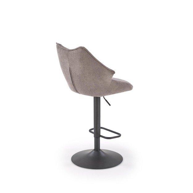 H122 bar stool, black / grey 3