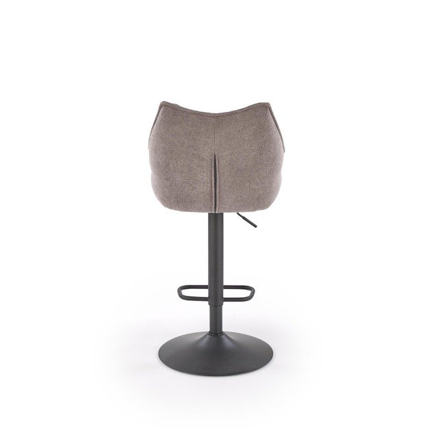 H122 bar stool, black / grey 18