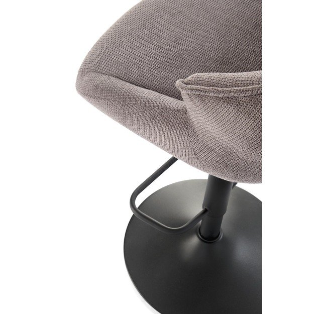 H122 bar stool, black / grey 15