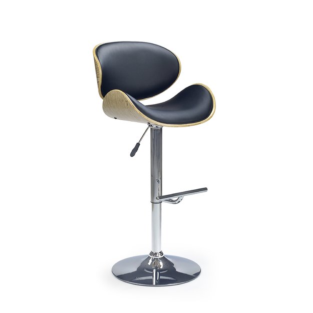 H44 bar stool color: light oak/black